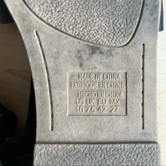 American Eagle Outfitters Ankle Hight Sandals Leather Buckle Straps Size 10 - Picture 8 of 10